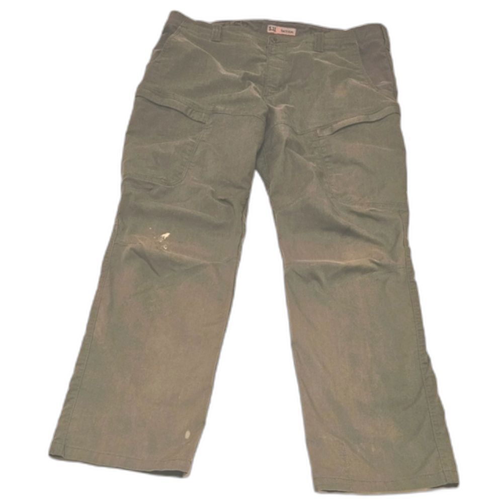 5.11 Tactical Mens Size 38 x 30 Olive Green Cargo Work Pants